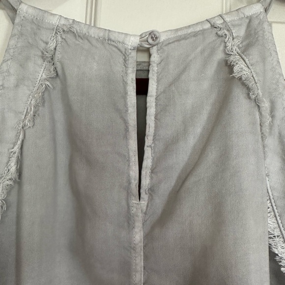 Anthropologie cloth & Stone Fringed Halter Dress. Like New. Size M - Picture 5 of 8